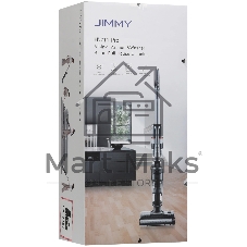 Пылесос вертикальный моющий Jimmy HW11 Pro черный/серебристый, питание от аккумулятора, 100 Вт, уборка влажная/сухая, пылесборник 0.3 л
