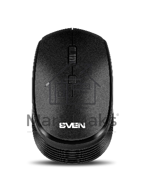 Мышь беспроводная SVEN RX-210W черный, 1400 dpi, радиоканал, USB, кнопки - 4