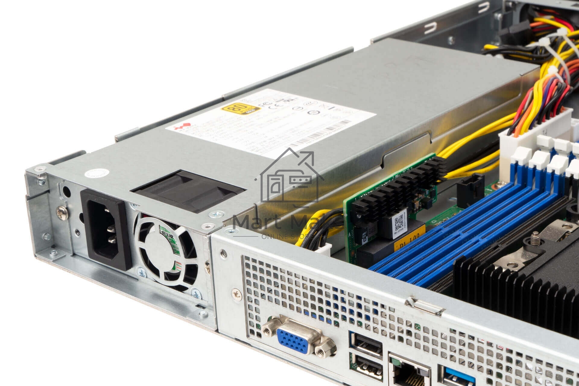 Компьютерный корпус InWin IW-RS110-07 Single 650w Acbel /FAN 4056mm*6/SLIMSAS *10 BP/2.5