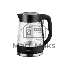 Чайник электрический Energy E-223 1.8л, рифленое стекло, черный