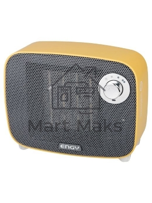 Тепловентилятор Engy PTC-321 желтый, 1500 Вт, 15 м2, термостат