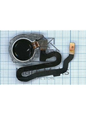 Кнопка HOME в сборе с механизмом и шлейфом для Huawei Honor 8, черная