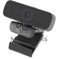 Веб-камера OKLICK OK-C001FH 1920x1080, 30 кадр/с, USB Type-A, микрофон (шумоподавление), универсальное крепление