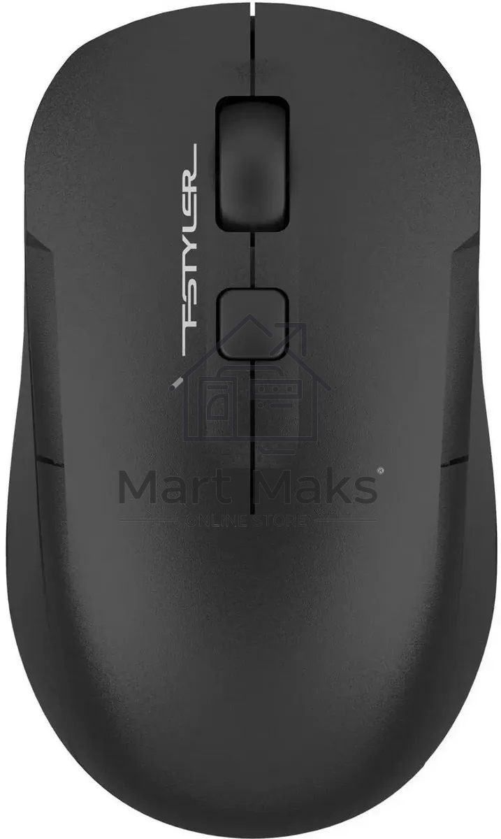 Мышь беспроводная A4Tech Fstyler FG16CS Air2 черный, 2000 dpi, радиоканал, USB, кнопки - 4