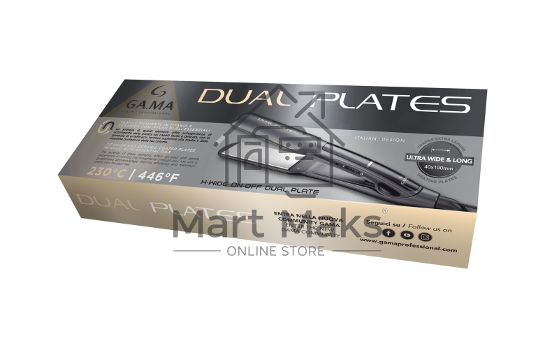 Выпрямитель для волос GA.MA X - WIDE ONOFF PTC DUAL PLATES AF (GI3034)