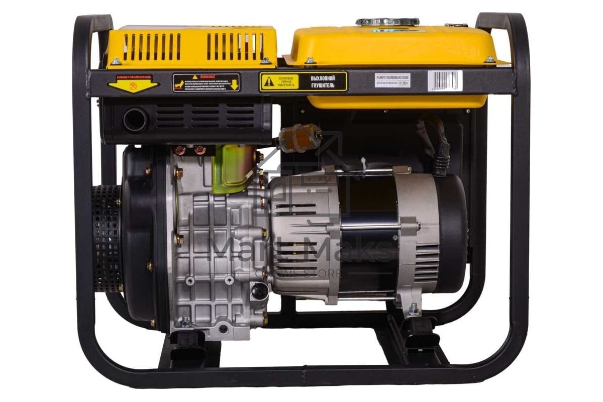 Электрогенератор дизельный Huter LDG 5000L, 3.3 кВт, 82 дБ, 68.7 кг