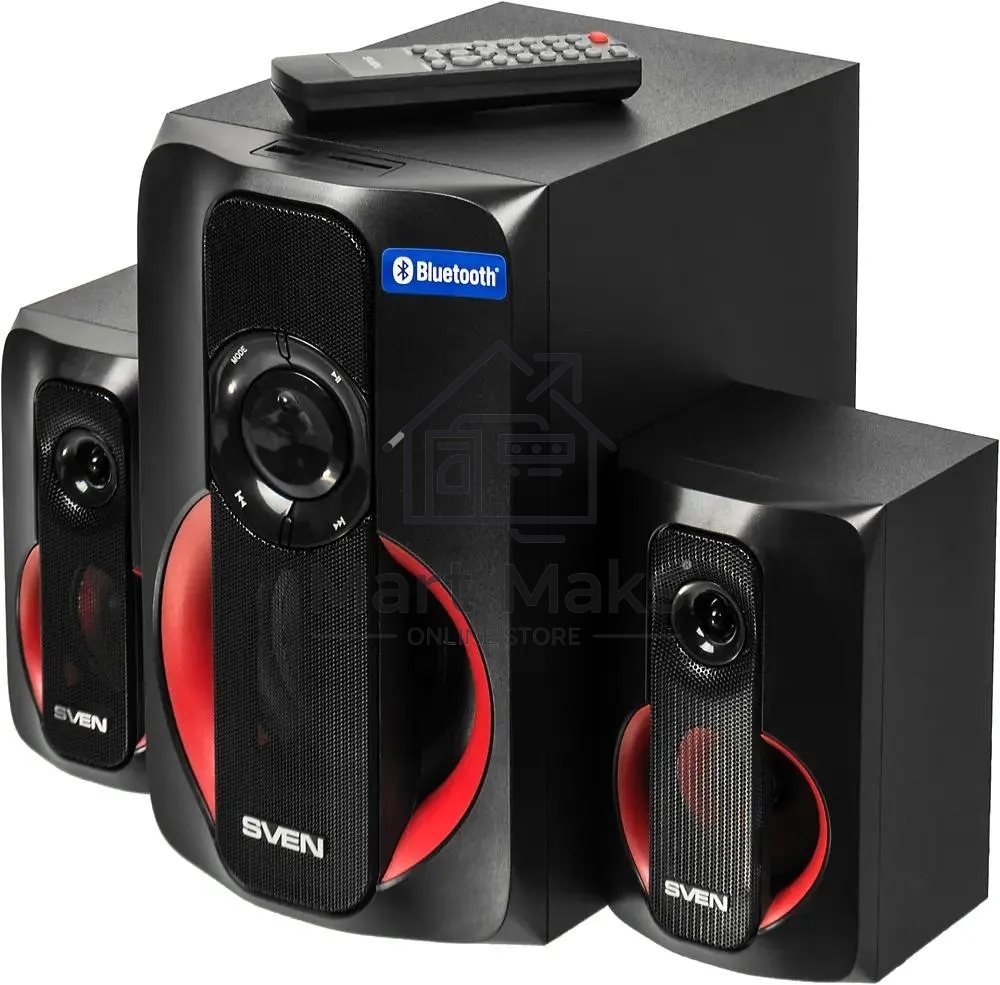 Колонки SVEN MS-304 черный ~ 230 В, 50 Гц, сабвуфер: 159х 272 х 245, вес 3,3