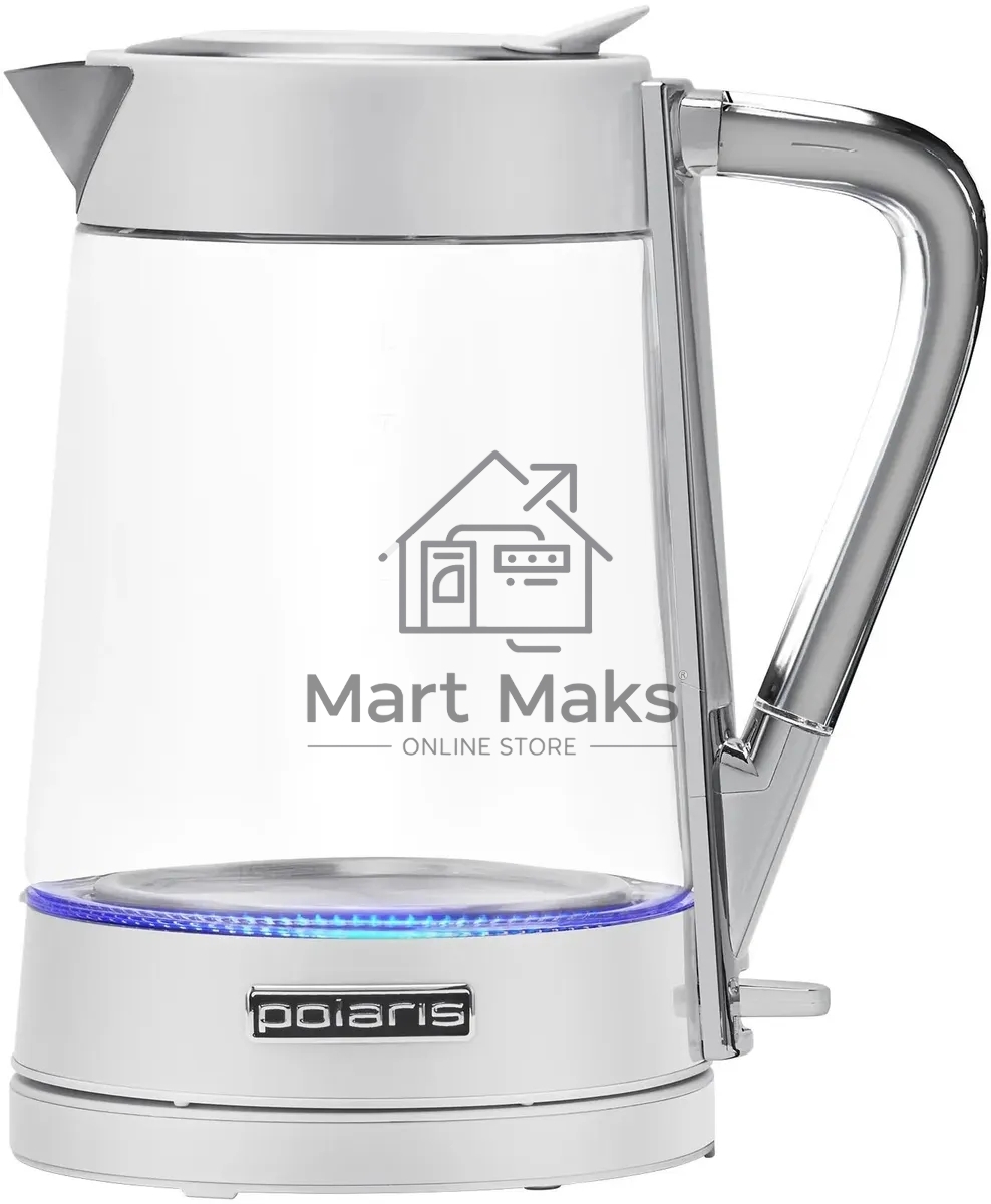 Чайник электрический Polaris PWK 1715 CGL Water Way Pro, Белый