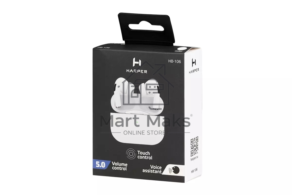 Наушники Harper HB-106 белый