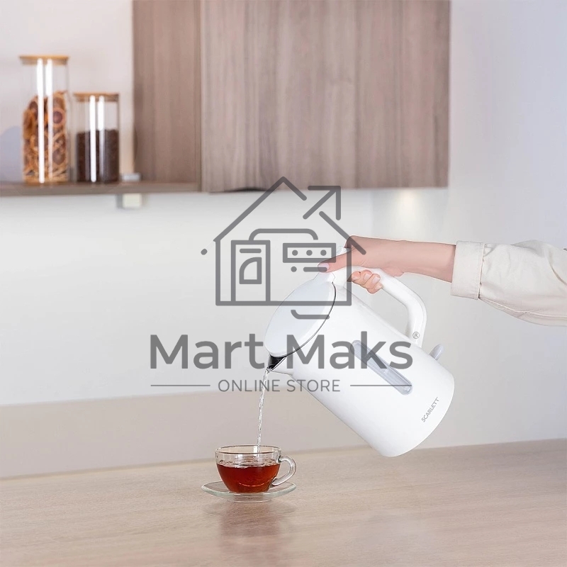 Чайник электрический Scarlett SC-EK21S31 белый