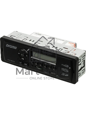 Автомагнитола Digma DCR-100G24 1DIN 4x45Вт