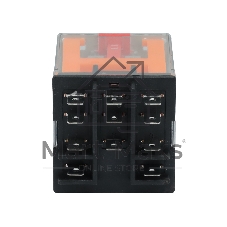 Реле миниатюрное силовое, 3CO, ком. ток 16А, AgSnO2, напряжение 230V AC, опция: тест-кнопка+светодиод