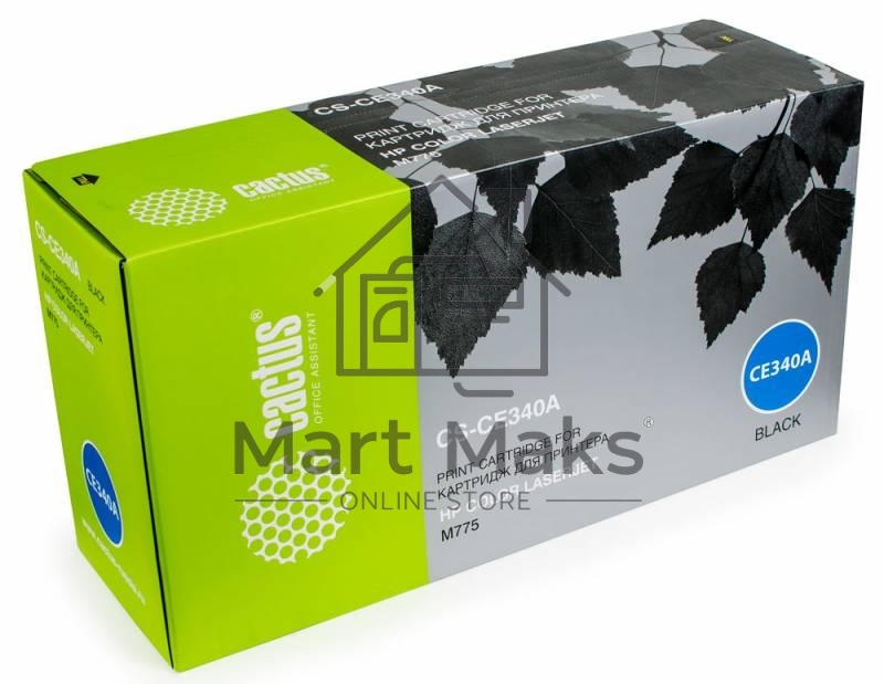 Картридж лазерный Cactus CS-CE340A черный (13500 стр.) для HP Color LaserJet M775