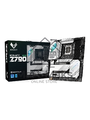 Материнская плата Maxsun iCraft Z790 WIFI, LGA 1700, Intel Z790, 4xDDR5, 4xM.2, 4xSATA, 1xPCIe 5.0 x16, 1xPCIe 3.0 x16, 1xPCIe x4, 1xPCIe x1, 1xHDMI, 1xDP, 2x 2.5Gb LAN, 4xUSB 2.0, 4xUSB 3.2 Gen 2, 1xUSB 3.2 Gen 2 Type-C, 7.1, ATX