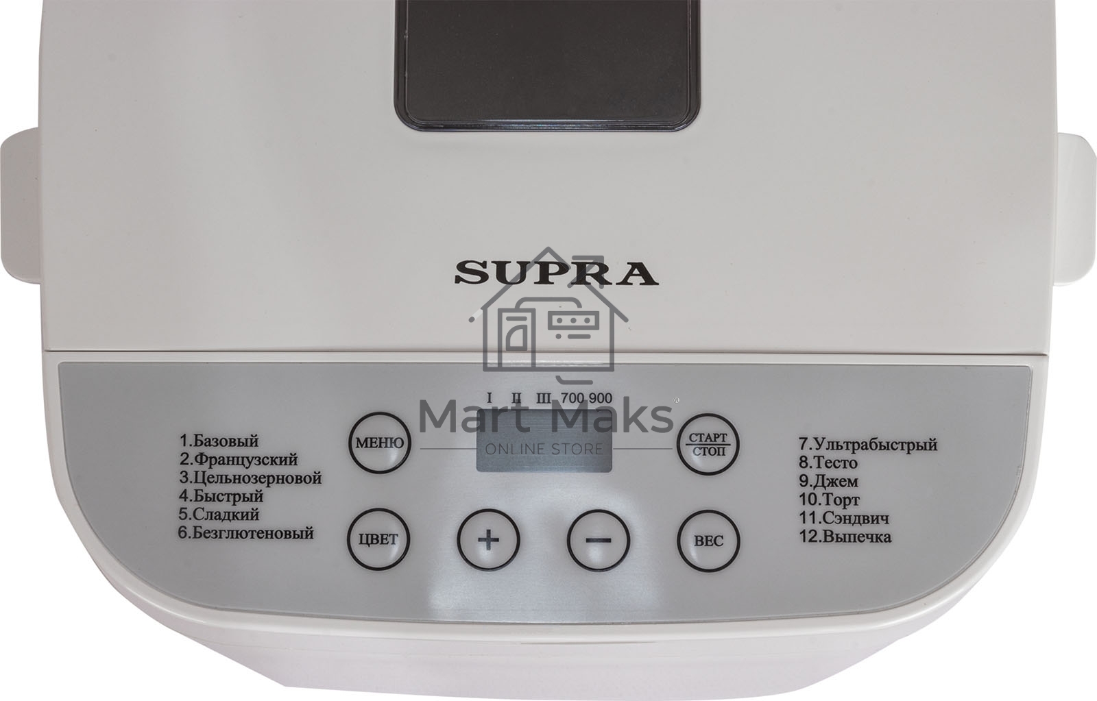 Хлебопечь Supra BMS-280 650 Вт, белый