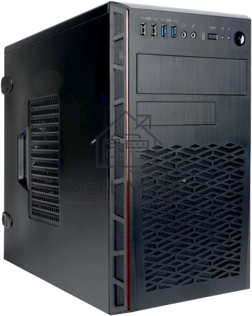 Компьютерный корпус Mini Tower InWin EMR065 черный 500W PM-500ATX U3.0*2+U2.0*2+A(HD)+intrusion switch mATX