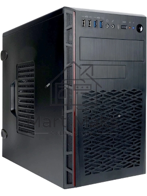 Компьютерный корпус Mini Tower InWin EMR065 черный 500W PM-500ATX U3.0*2+U2.0*2+A(HD)+intrusion switch mATX