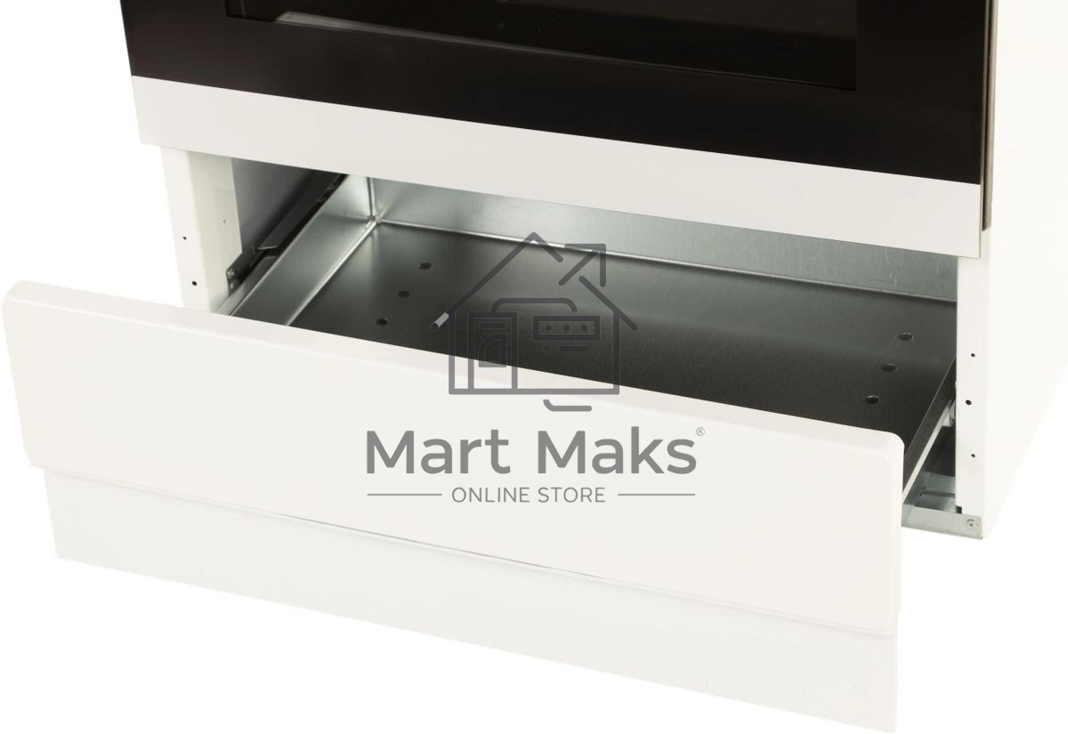 Плита электрическая Hansa FCEW63010 белый, конфорок 4 шт, духовка 69 л, 60 см x 85 см x 60 см