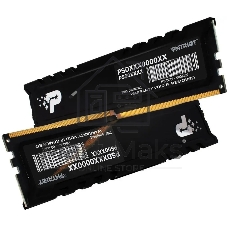 Оперативная память Patriot Signature Premium, DDR5, 32Gb (2x16 Gb), 5600 MHz, CL46, DIMM, радиатор, черный