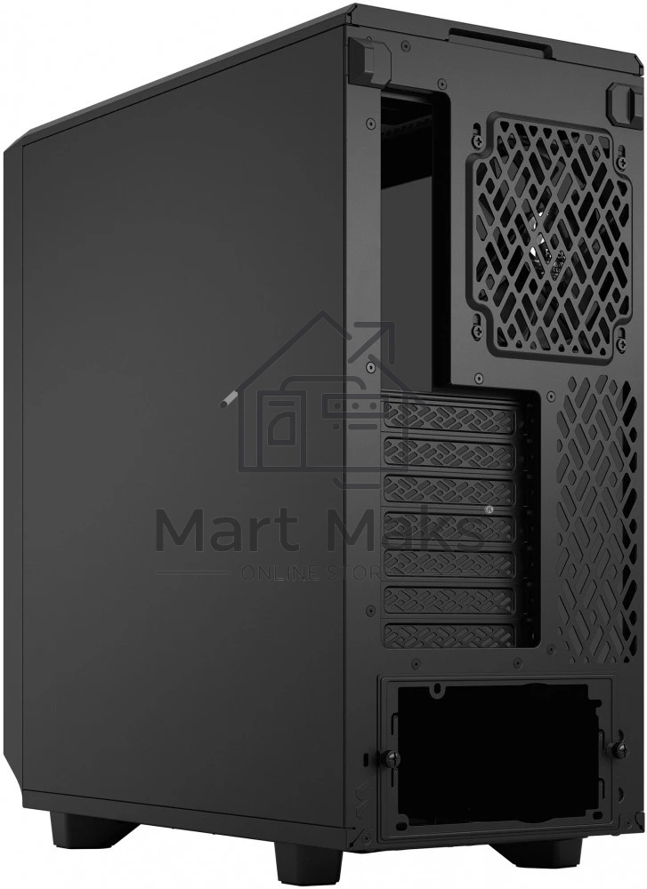 Корпус Fractal Design MESHIFY 2 COMPACT BLACK - TG / ATX, TG / 2x140mm & 1x120mm fans inc. / FD-C-MES2C-03