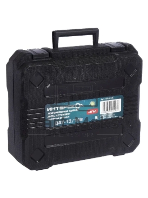 Дрель-шуруповерт аккумуляторная ИНТЕРСКОЛ ДА-13/18ВК, 18 В, 2 А·ч, аккумуляторная