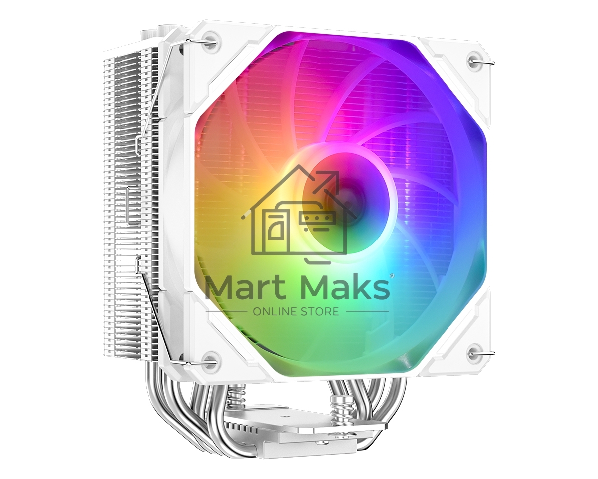 Кулер ID-COOLING SE-224-XTS ARGB белый 120мм алюминий+медь 1500rpm 29db 4-pin 220W 151мм