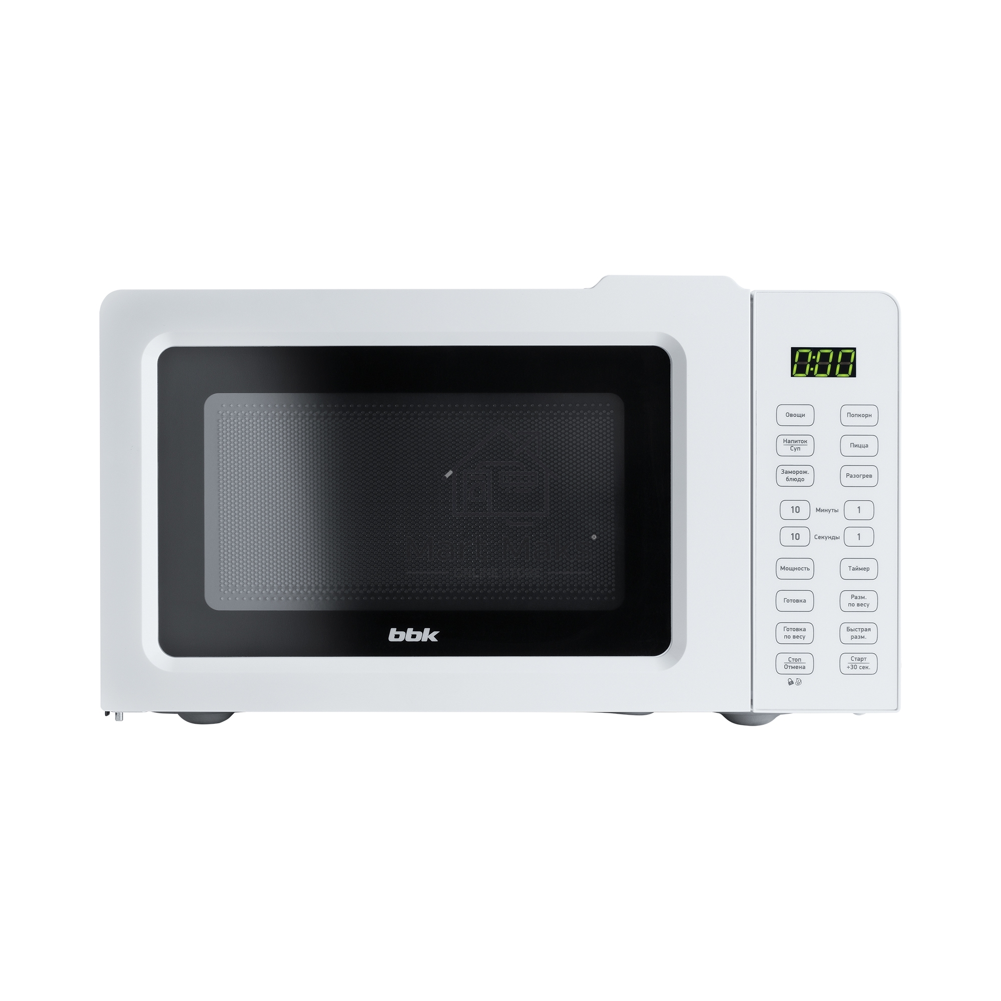 Микроволновая печь BBK 17MWS-785S/W белый, 17 л, 700 Вт, переключатели - сенсор