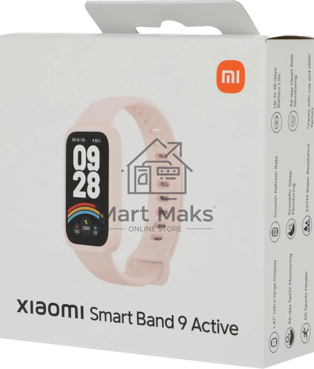Фитнес трекер Xiaomi Smart Band 9 Active розовый M2435B1