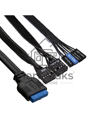 Компьютерный корпус Miditower ExeGate AA-442U2 (ATX, без БП, 1*USB+2*USB 3.0, аудио, черный)