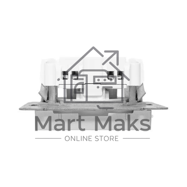 Розетка EKF UP1-SOA-100 СП Эпика 16А без заземл. без шторок механизм алюм.