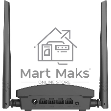 Роутер беспроводной Digma DWR-N301 N300 10/100BASE-TX черный (упак.:1шт)