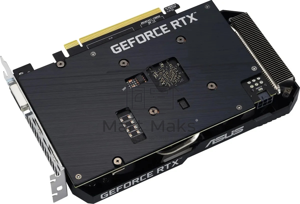 Видеокарта Asus NVIDIA GeForce RTX 3050 8192Mb DUAL-RTX3050-O8G-V2 PCI-E 4.0 128 GDDR6 1822/14000 HDMIx1 DPx3 HDCP Ret