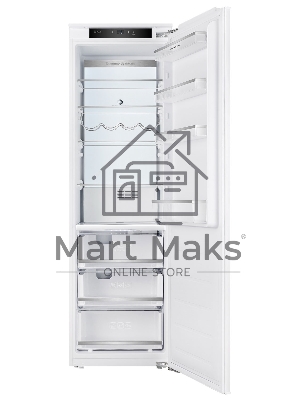 Холодильник Zigmund & Shtain BR 06 X белый однокамерный 280л, No Frost