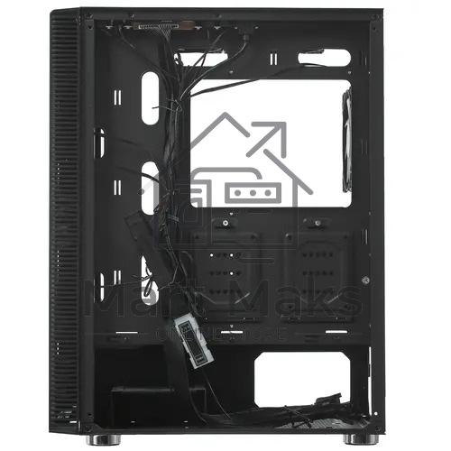 Компьютерный корпус Montech X3 GLASS, без БП, ATX 6x120mm 2xUSB3.0 1xUSB3.1 audio bott PSU, черный