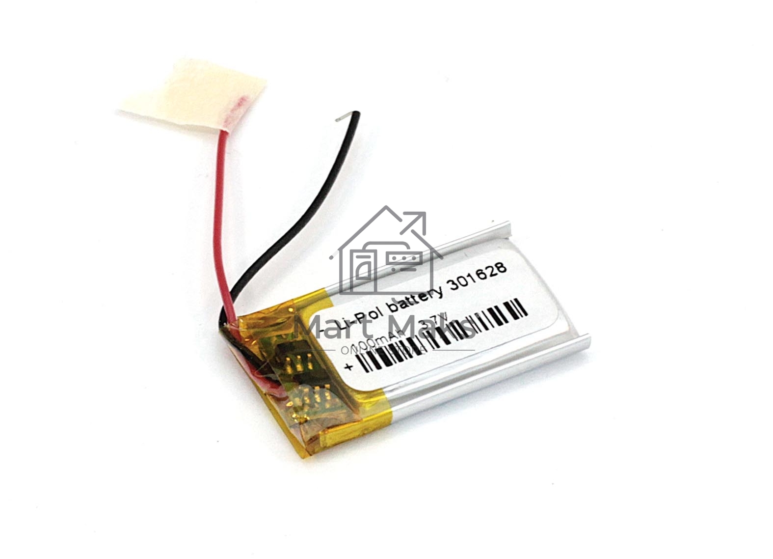 Аккумулятор Li-Pol (батарея) 3*16*28мм 2pin 3.7V/100mAh
