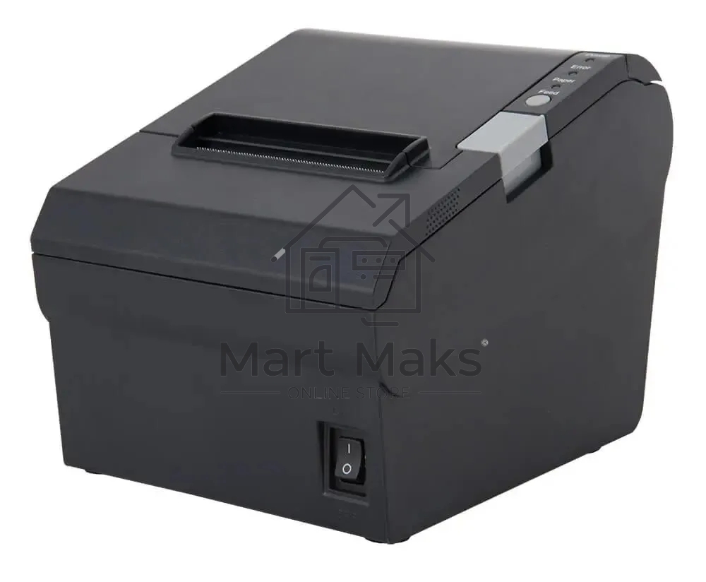 Чековый принтер Mertech MPRINT G80 прямая термопечать, 203 dpi, 250 мм/сек, Ethernet, RS-232, USB, Wi-Fi, черный