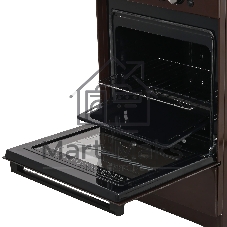 Плита газовая De Luxe 5040.32Г (КР) ЧР 014 коричневый, конфорок 4 шт, духовка 46 л, 50 см x 85 см x 50 см