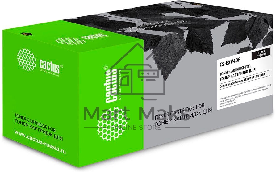 Картридж лазерный Cactus CS-EXV40 черный (6000стр.) для Canon IR 1133/1133A/1133iF