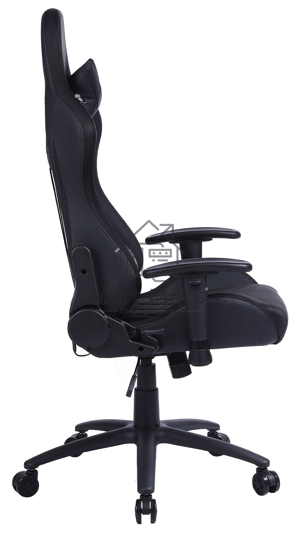 Кресло игровое Cactus CS-CHR-0099BL черный сиденье черный эко.кожа с подголов. крестовина металл пластик черный