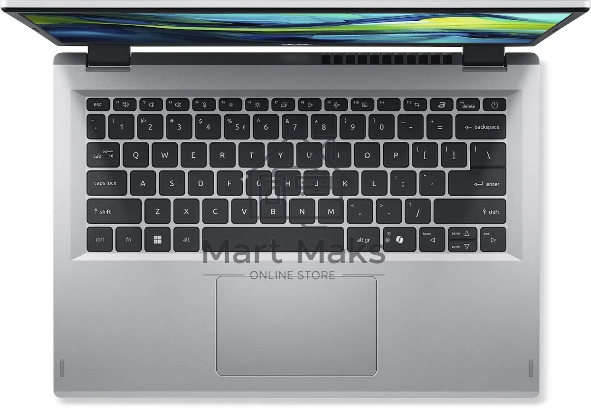 Ноутбук Acer Aspire Go 14 AG14-21P Ryzen 3 7320U 8Gb SSD 256Gb AMD Radeon Graphics 14 WUXGA IPS Cam 50Вт*ч No OS Серебристый AG14-21P-R4XC NX.KXDCD.008