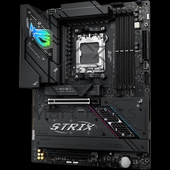 Материнская плата ASUS ROG STRIX B850-F GAMING WIFI, AM5, AMD B850, 4xDDR5, 2xSATA, 4xM.2, 1xPCIe 5.0 x16, 1xPCIe 4.0 x16, 1xPCIe x4, 1xDP, 1xHDMI, 1x2.5Gb LAN, 1xUSB-C 20Gbps, 1xUSB-C 10Gbps, 3xUSB-A 10Gbps, 4xUSB 5Gbps, 4xUSB 2.0, 3x3.5 мм, 7.1, ATX