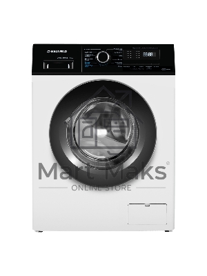 Стиральная машина c инвертором и паром Maunfeld MFWM127IWHD белый, загрузка фронтальная 7 кг, 1200 об/мин, класс: A+++