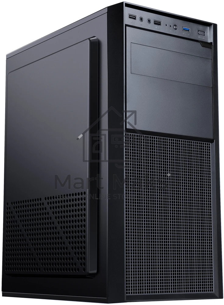 Компьютерный корпус Accord A-300 черный без БП ATX 1x120mm 2xUSB2.0 1xUSB3.0 audio