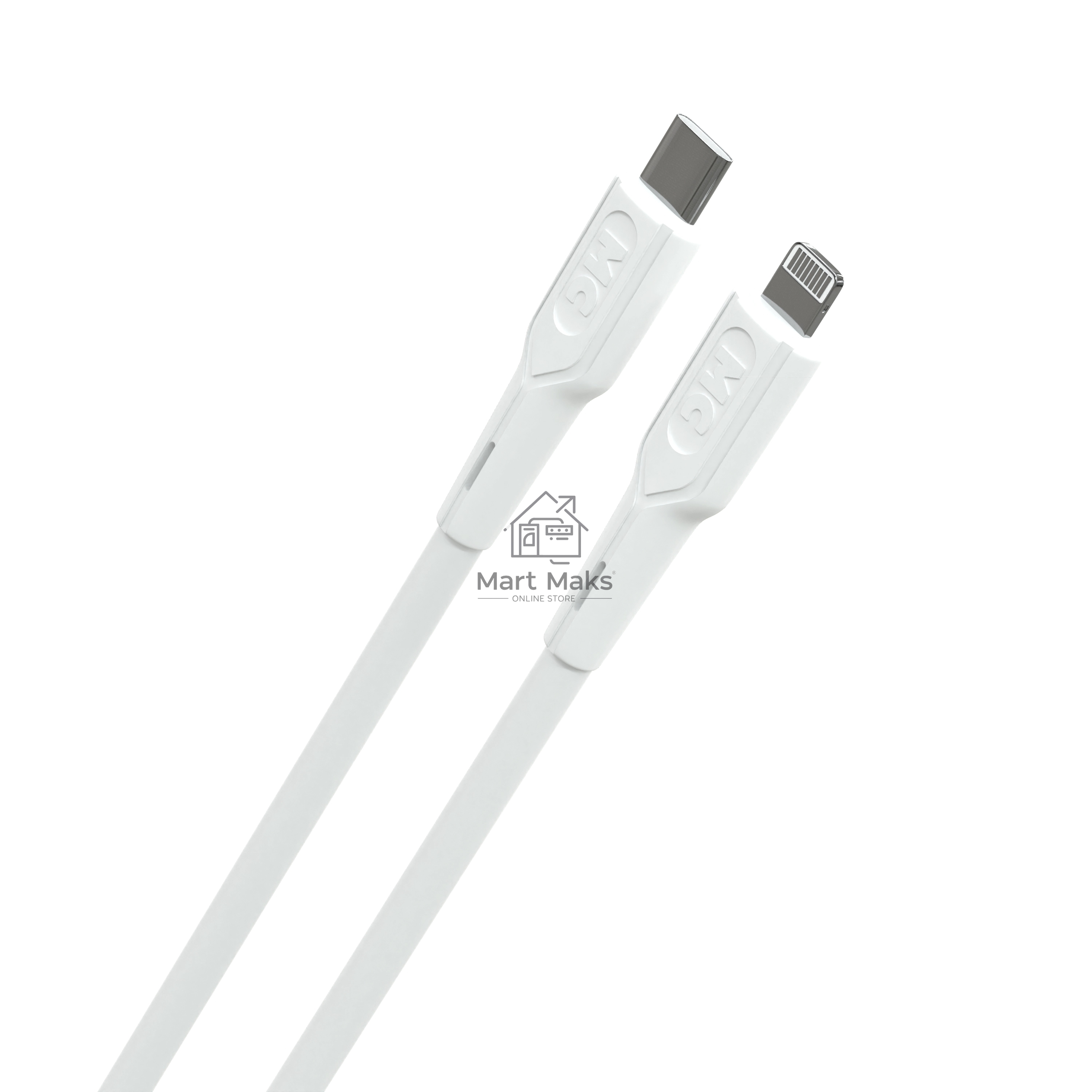 Кабель MORE CHOICE (4620202553256) K63ia 2м USB 3.0A PD 27W для Lightning ng 8-pin Type-C - 2м, белый