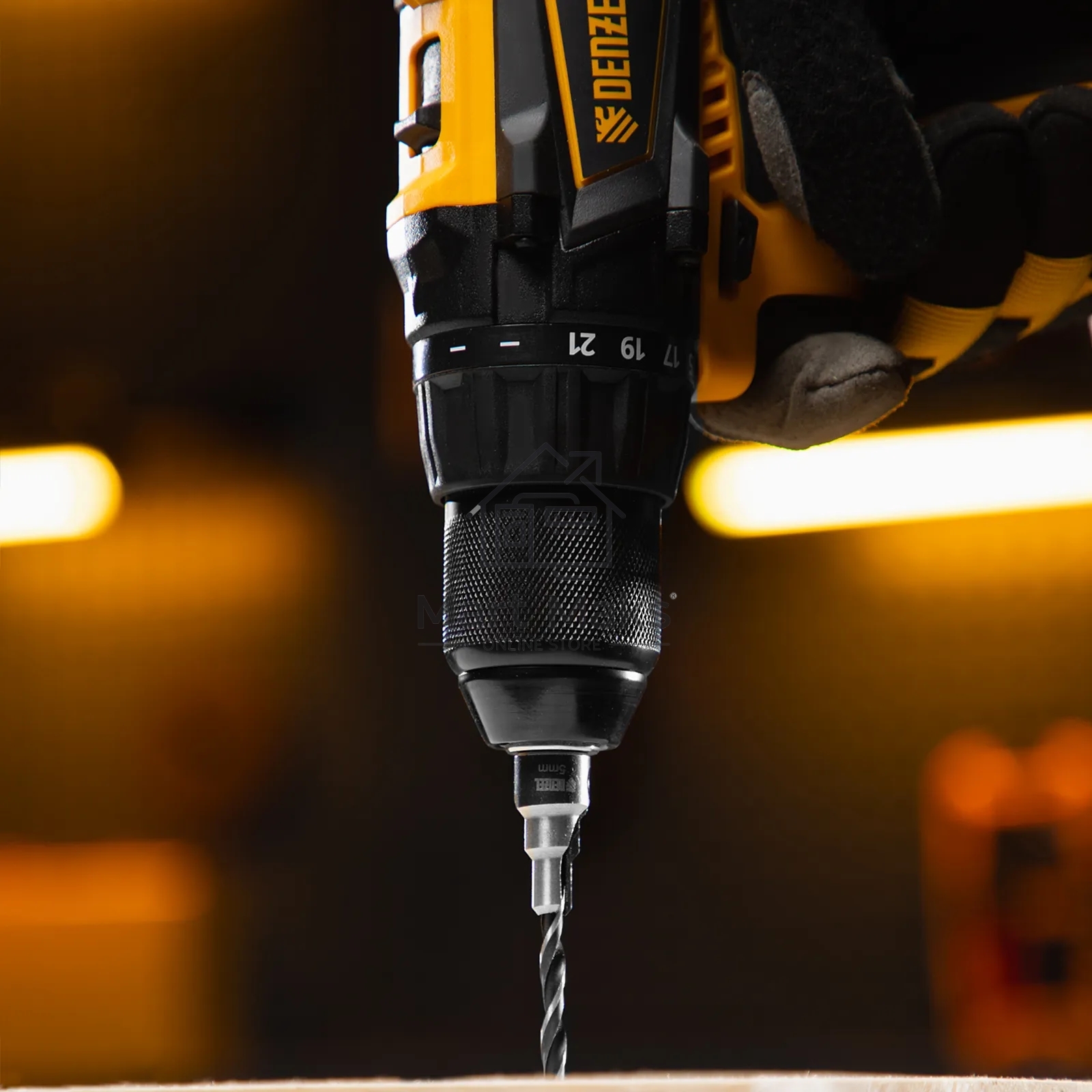 Набор сверл под конфирмат Denzel 3-5 мм, 4 шт