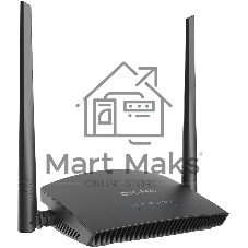 Роутер беспроводной Digma DWR-N301 N300 10/100BASE-TX черный (упак.:1шт)