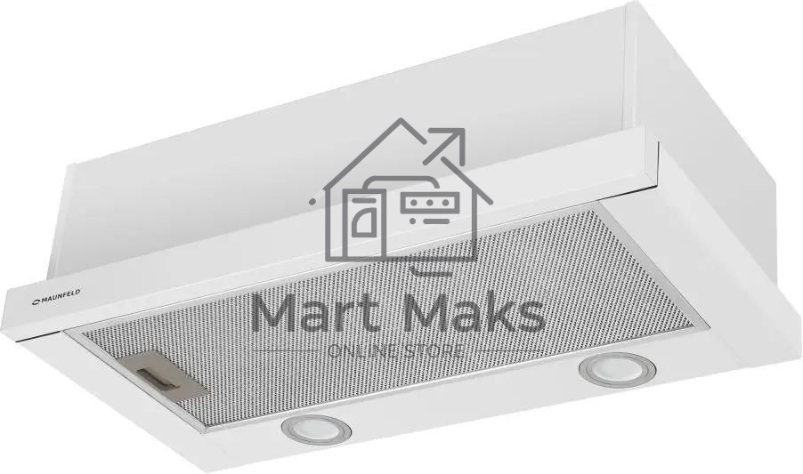 Вытяжка встраиваемая Maunfeld VS Light 60 белый, 60 см, 520 куб. м/ч, 56 дБ