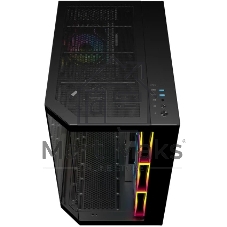 Корпус Eurocase M430ZAF Black, Midi-Tower, чёрный, 4 x 120 мм (3 x 120 мм на боковой панели, 1 x 120 мм на задней)