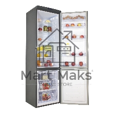 Холодильник DON R-295 G графит зеркальный двухкамерный 259/101л морозилка снизу