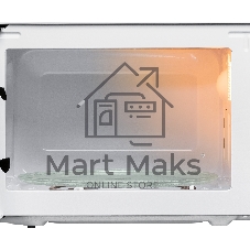 Микроволновая печь BBK 20MWG-738M/W белый, 20 л, 700 Вт, переключатели - поворотный механизм